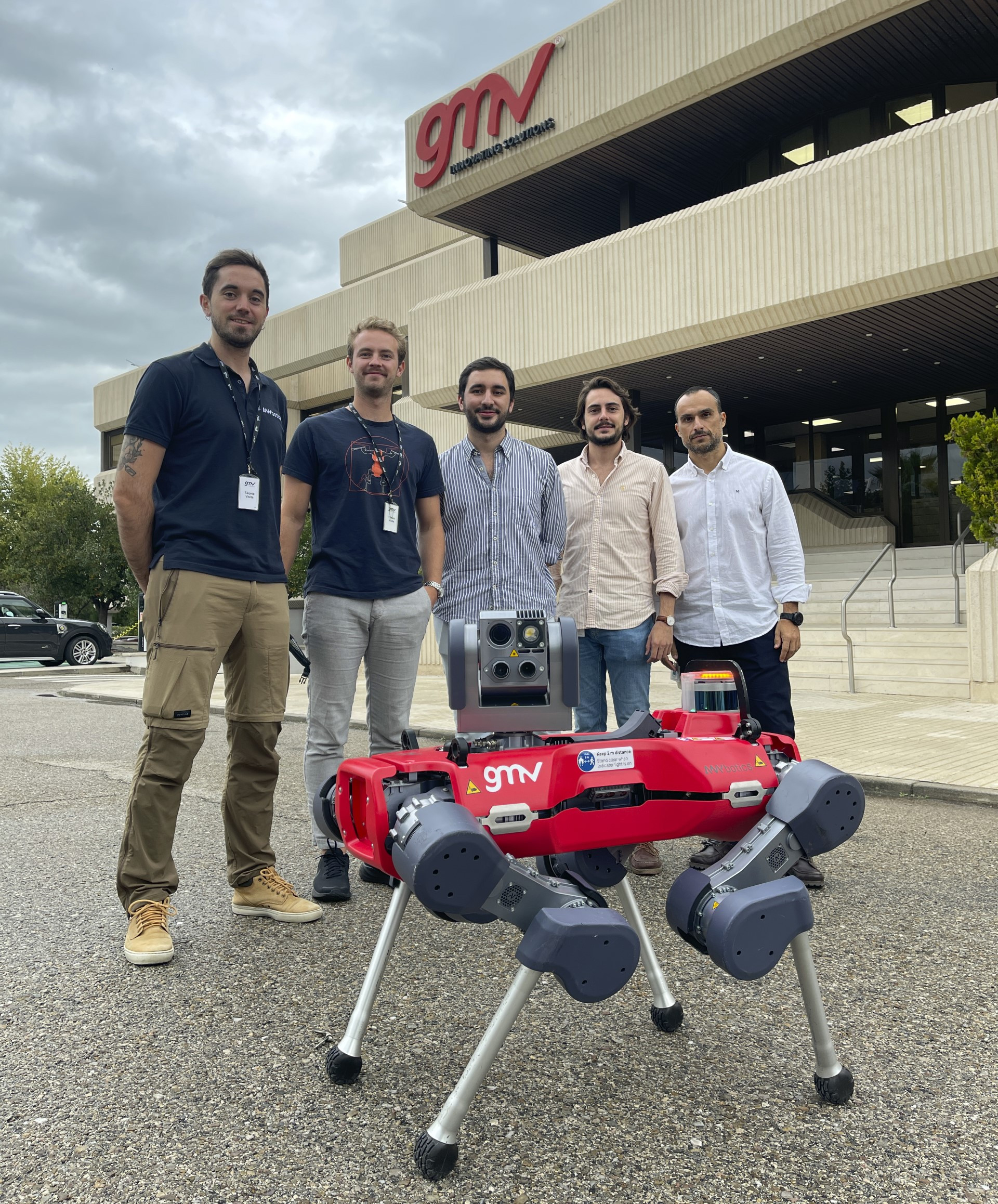 GMV integrates its control software into ANYbotics autonomous inspection robots